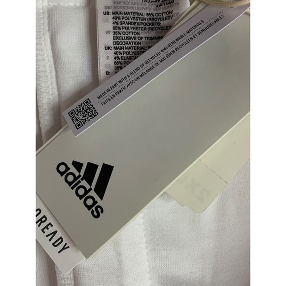 2XL Adidas Mens Zone Pro White Pull On Shorts New IN5098 - Picture 9 of 9